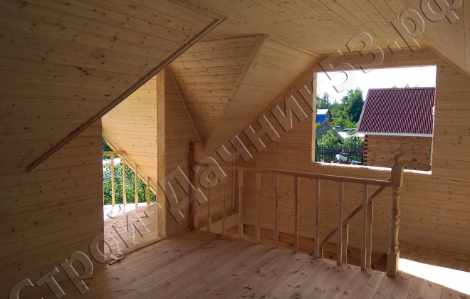 3 Брусовой дом 7×7, 80 м², Московская область,  Егорьевский район, СНТ «Спутник» (4)